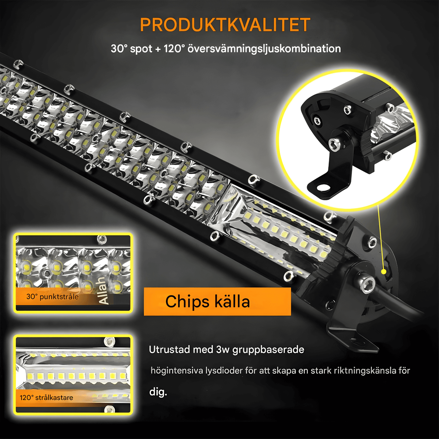 DriveBeam – Super Slim 12D LED-ramp med Combo Beam, IP68 & Justerbara Fästen
