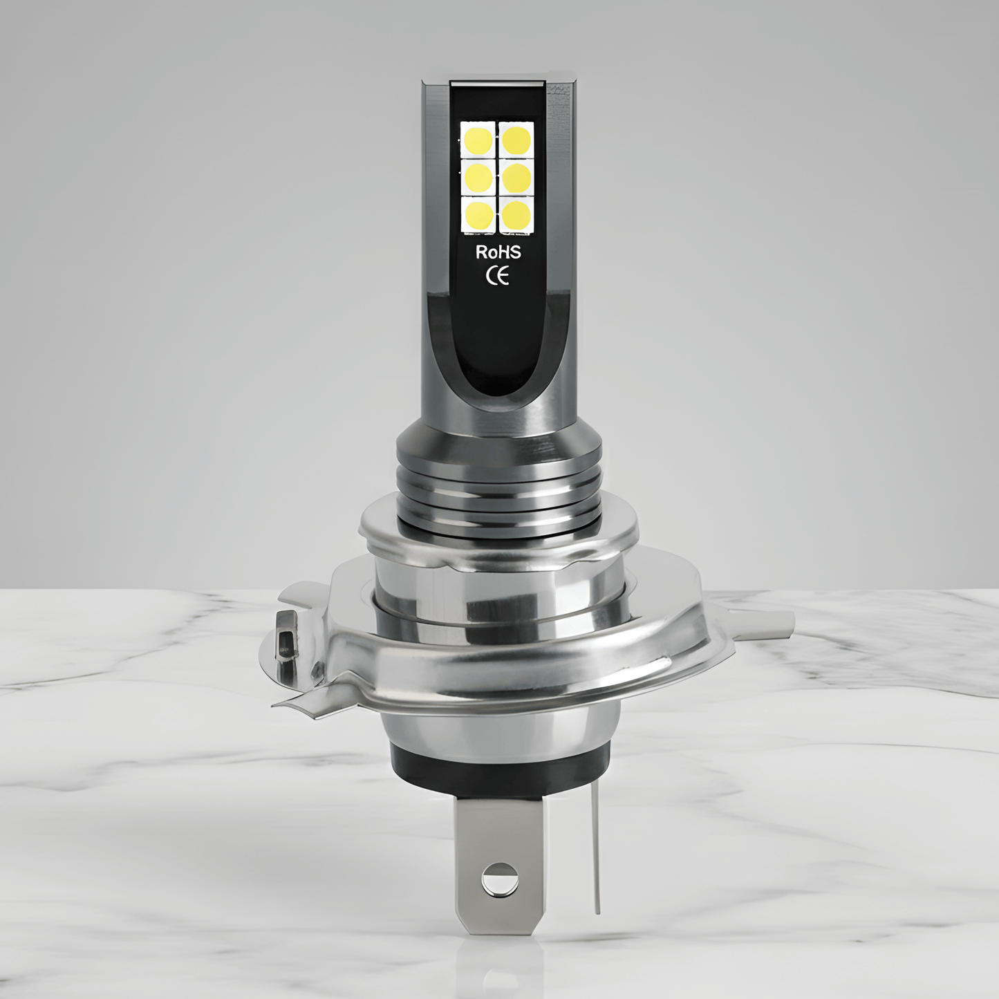 VividLux – 2 St LED Strålkastarlampor i Vitt eller Gyllene Ljus med 12SMD 3030, 360° Belysning & Universell 12-24V Montering för Bilar