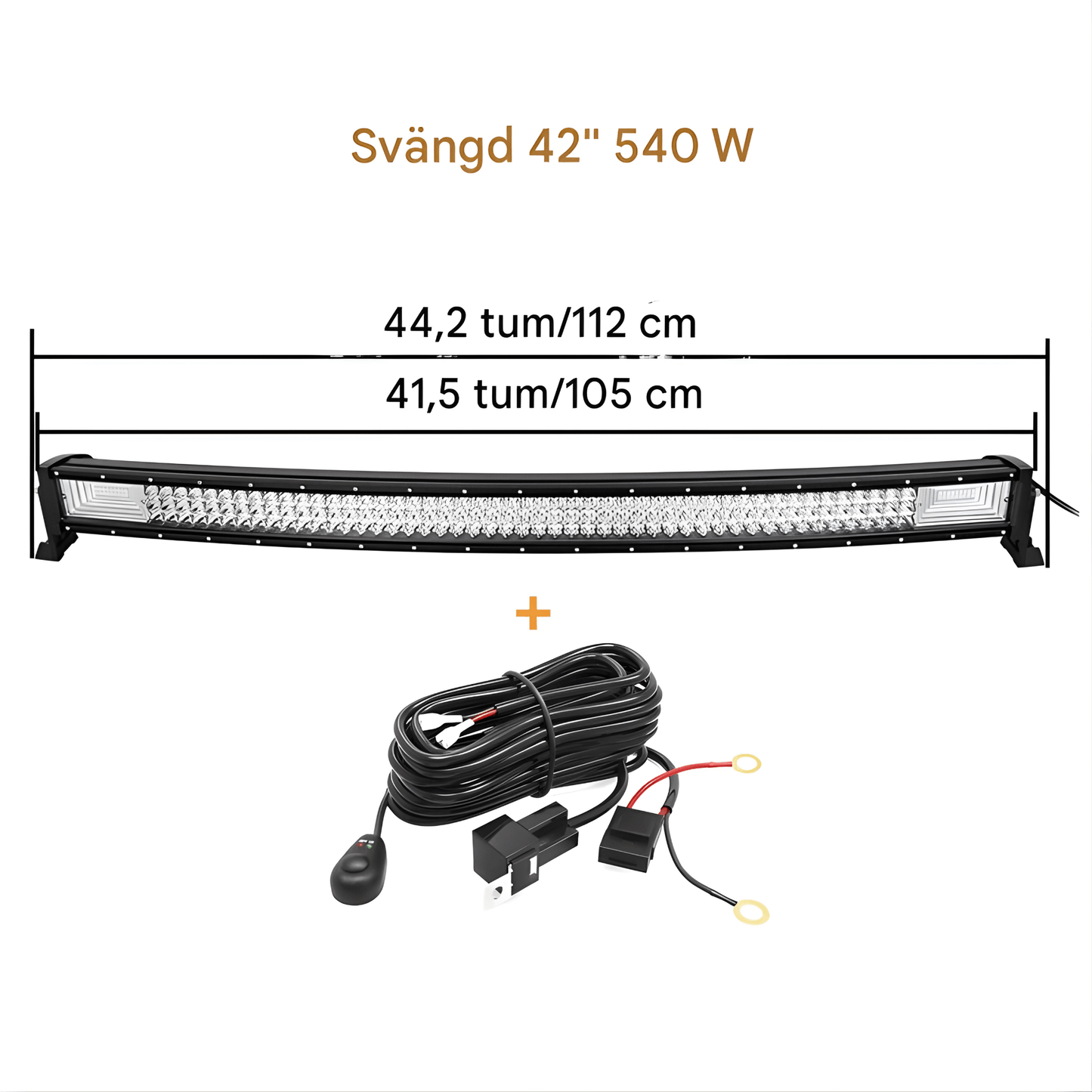 CurveBeam – Böjd LED-Ljusramp för Offroad, SUV, ATV & Arbetsfordon