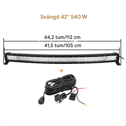 CurveBeam – Böjd LED-Ljusramp för Offroad, SUV, ATV & Arbetsfordon