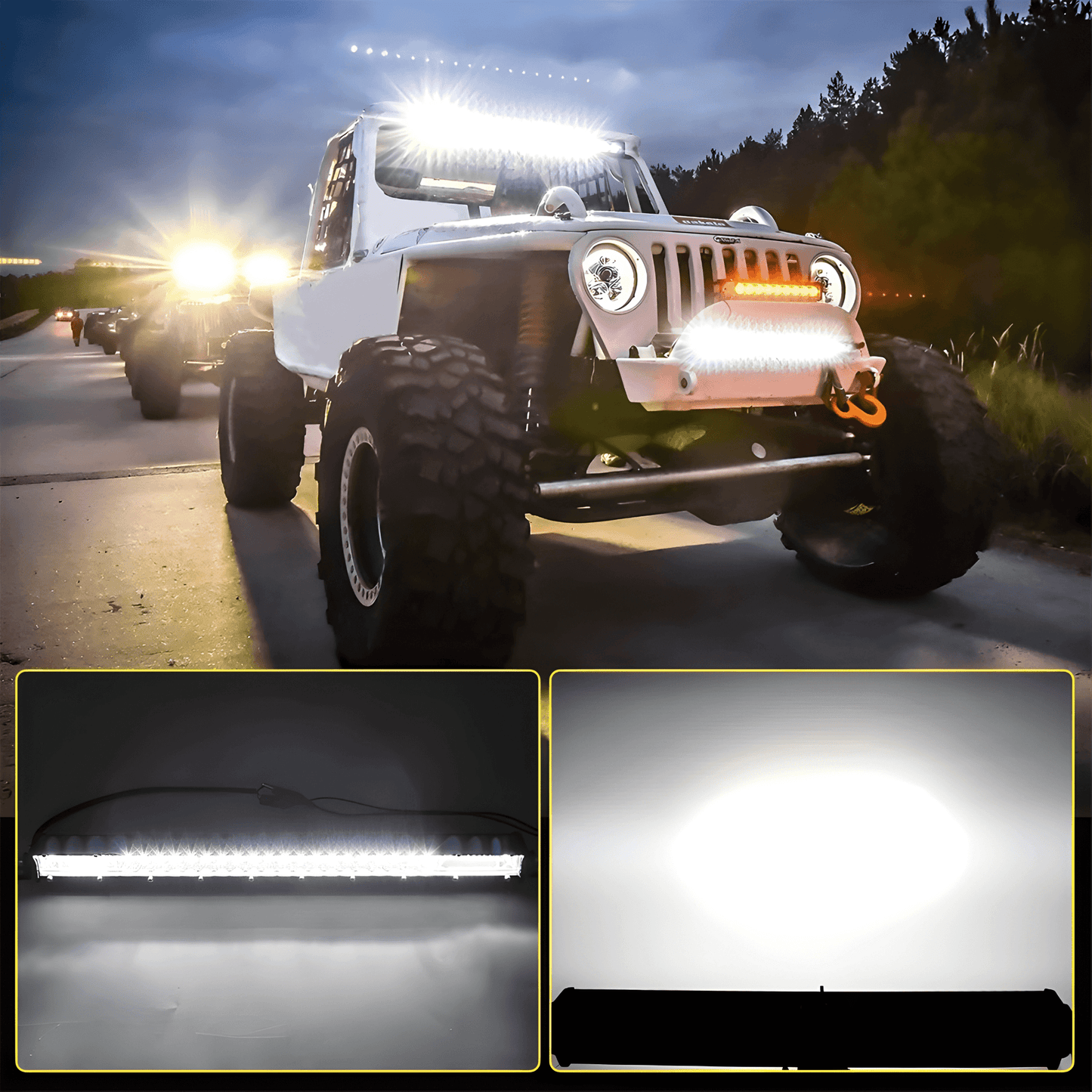 DriveBeam – Super Slim 12D LED-ramp med Combo Beam, IP68 & Justerbara Fästen