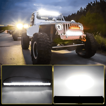 DriveBeam – Super Slim 12D LED-ramp med Combo Beam, IP68 & Justerbara Fästen