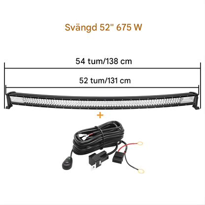 CurveBeam – Böjd LED-Ljusramp för Offroad, SUV, ATV & Arbetsfordon